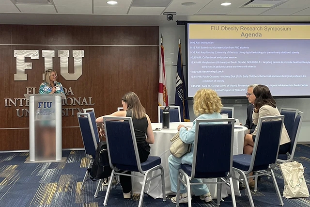 Catherine Coccia presenting