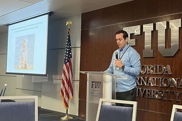 Jason Kostrna presenting